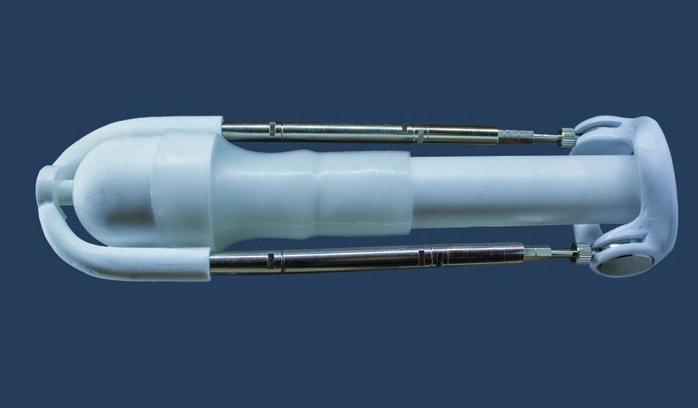 An extender is a device that increases the length of the male penis.