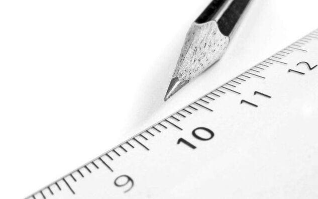 Using a ruler, you can measure the length of your penis.